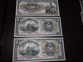 R124s, R125 - 50.000 Réis  - 1908 E 1911 - Réplicas Perfeita