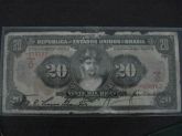 R185 - 20.000 Reis Cx Amortização Ano 1927 Mocinha