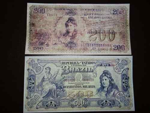 R145, R155 - 200.000 Réis, 500.000 Réis -1901- Réplicas