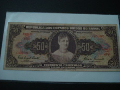C-092 - Cr$ 50,00 - 1960 - Sob Com Manchas - Lindíssima