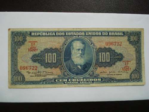 C-036 - Cr$ 100,00 - Sob -  Muito Escassa -1964