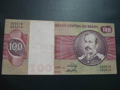 C-145 - Cr$ 100,00 - Mbc - Muito Rara - 1970 - Delfim/galvêa