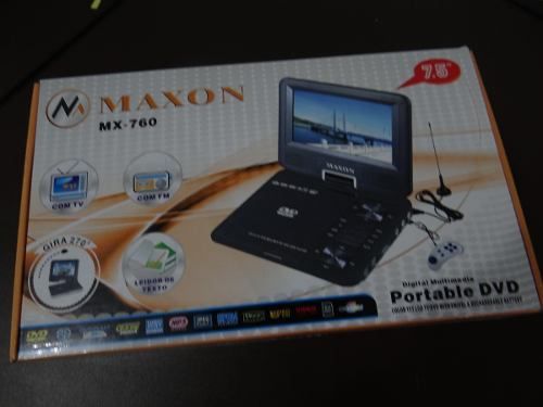 L1 Dvd Portatil Digital Multimidia Tv Fm Gira 270g Leitor