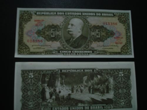 C073a - Cr$ 5,00  Fe -barão Rio Branco- A Mais Rara Da Série