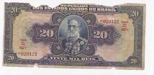 R119c- 20.000 Réis -reg- Original- 1936