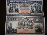 R111, R131 - 20.000 Réis E 100.00 Réis  - 1890 - Réplicas