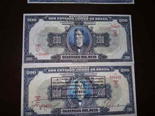 R150, R182 - 200.000 Réis, 1919 E 1926 - Réplicas